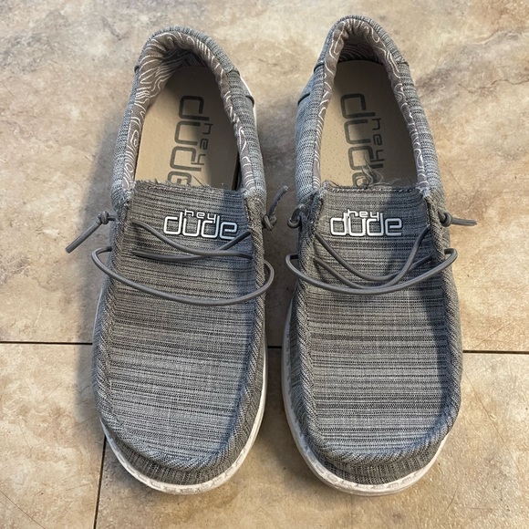 Hey Dude Shoes Youth Boys Gray Wally Hey Dude Shoes Poshmark